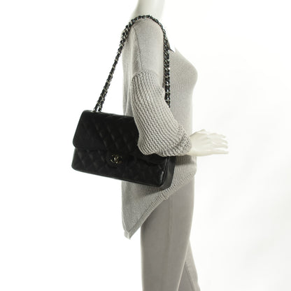 Chanel Caviar Quilted Jumbo Double Flap Black 3 of 12
