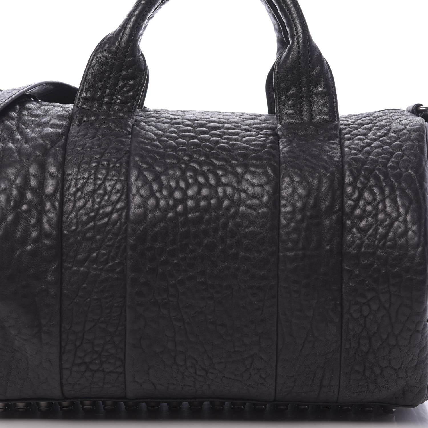 Alexander Wang Pebbled Lambskin Rocco Black Nickel Hardware 8 of 11