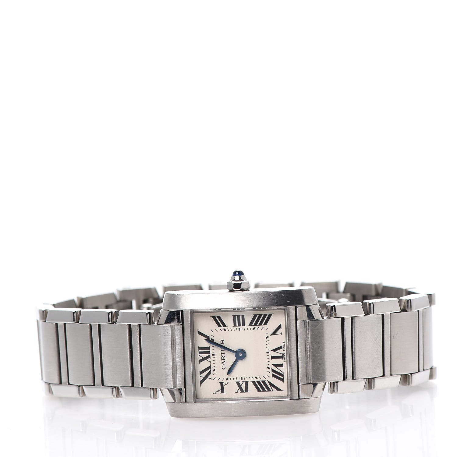 Cartier Stainless Steel 20mm Tank Francaise Quartz Watch 3 of 6