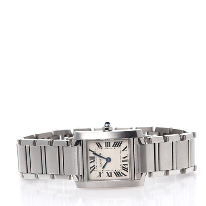 Cartier Stainless Steel 20mm Tank Francaise Quartz Watch 3 of 6