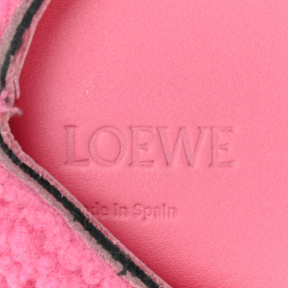 Loewe Shearling Mini Bunny Crossbody Bag Dark Pink 6 of 10