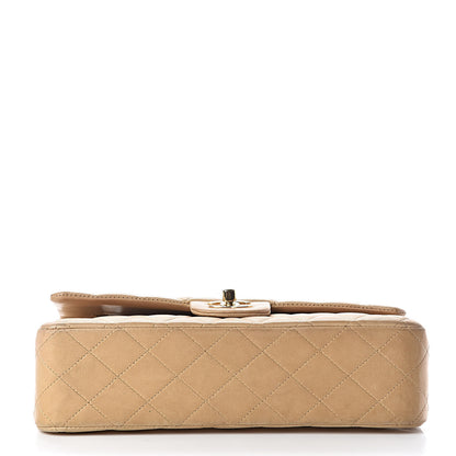 Chanel Lambskin Quilted Medium Double Flap Beige 18 of 18