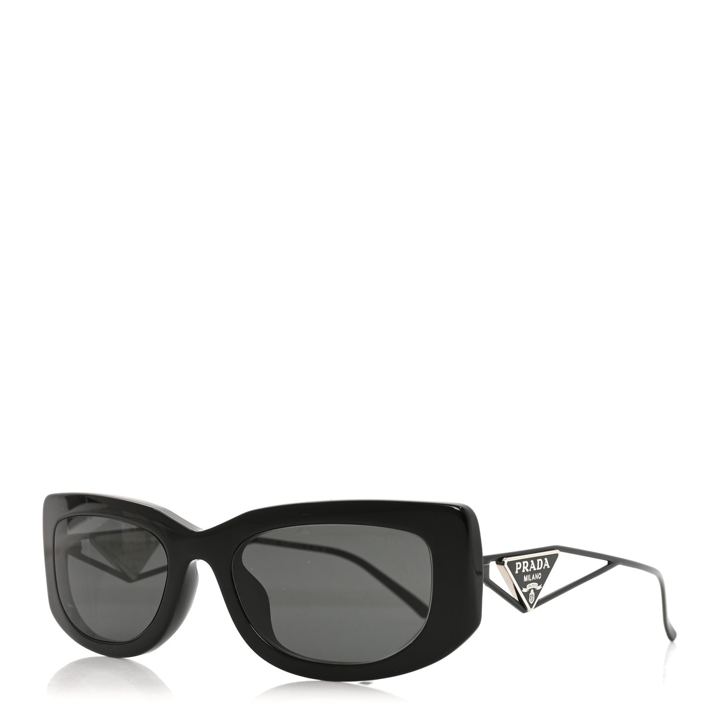 Acetate Sunglasses SPR 14Y Black Slate Gray