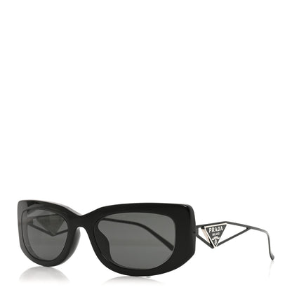 Prada Acetate Sunglasses SPR 14Y Black Slate Gray 1 of 7