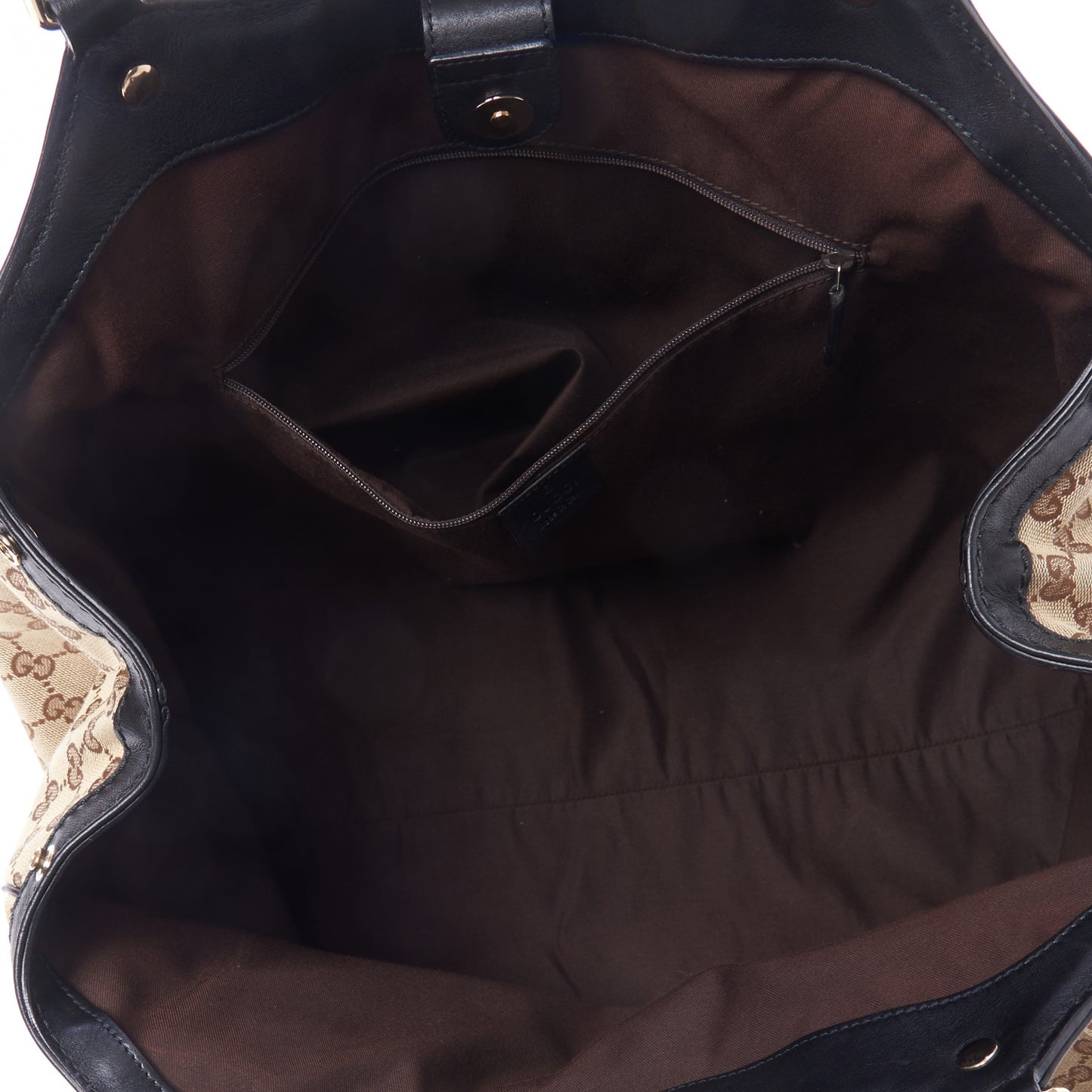 Monogram Large Sukey Tote Beige Ebony Black