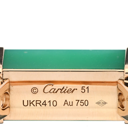 Cartier 18K Pink Gold Chrysoprase Amethyst Les Berlingots de Cartier Ring  51 5.75 6 of 6