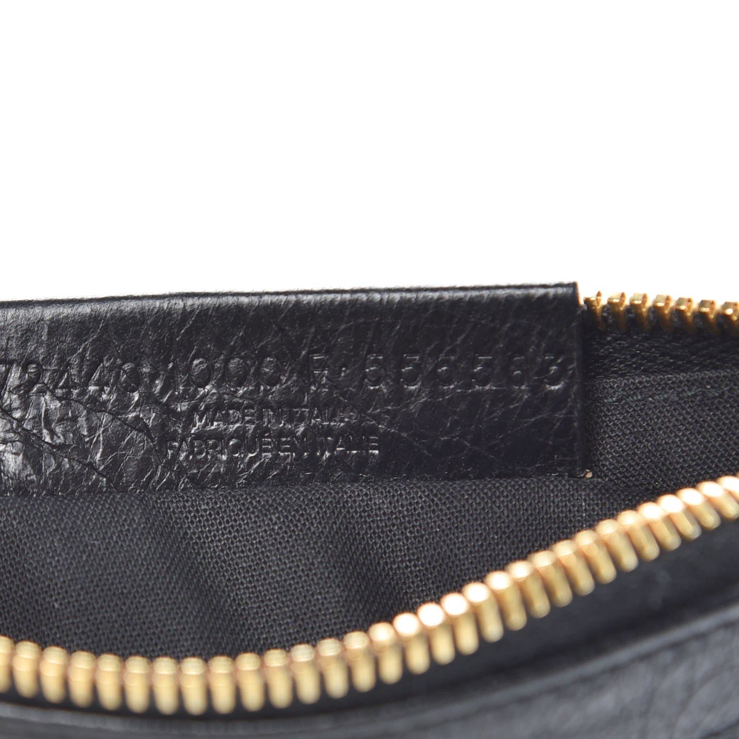 Balenciaga Agneau Giant 12 Gold Hardware M Porte-Monnaie Coin Purse Black 7 of 7