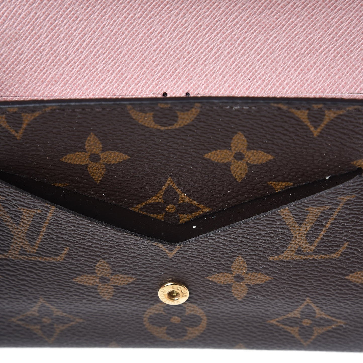 Monogram Jeanne Wallet Rose Ballerine