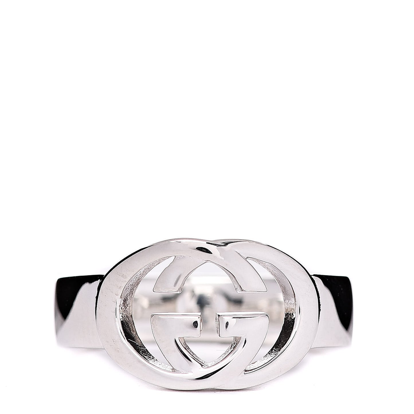 Sterling Silver Interlocking G Ring 54 6.75