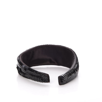 Chanel Sequin Headband Black 6 of 8