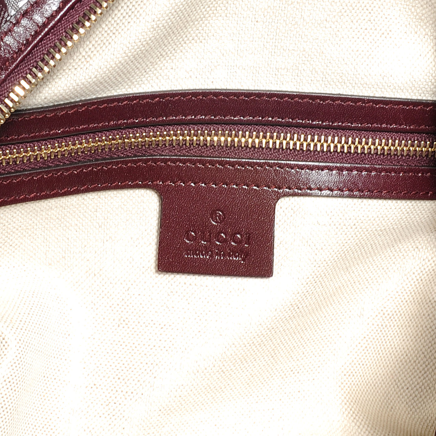 Gucci Imprime Monogram Medium Joy Boston Bordeaux 6 of 7
