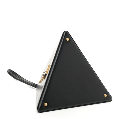 Saint Laurent Lambskin Pyramid Clutch Black 4 of 10
