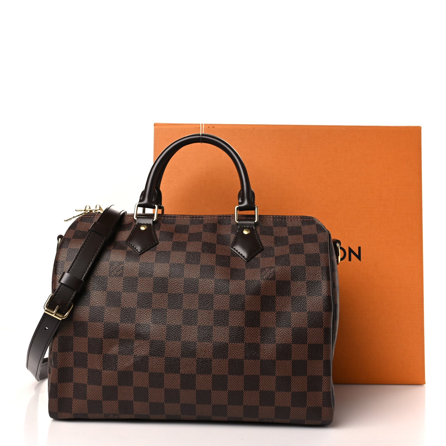 Damier Ebene Speedy Bandouliere 30