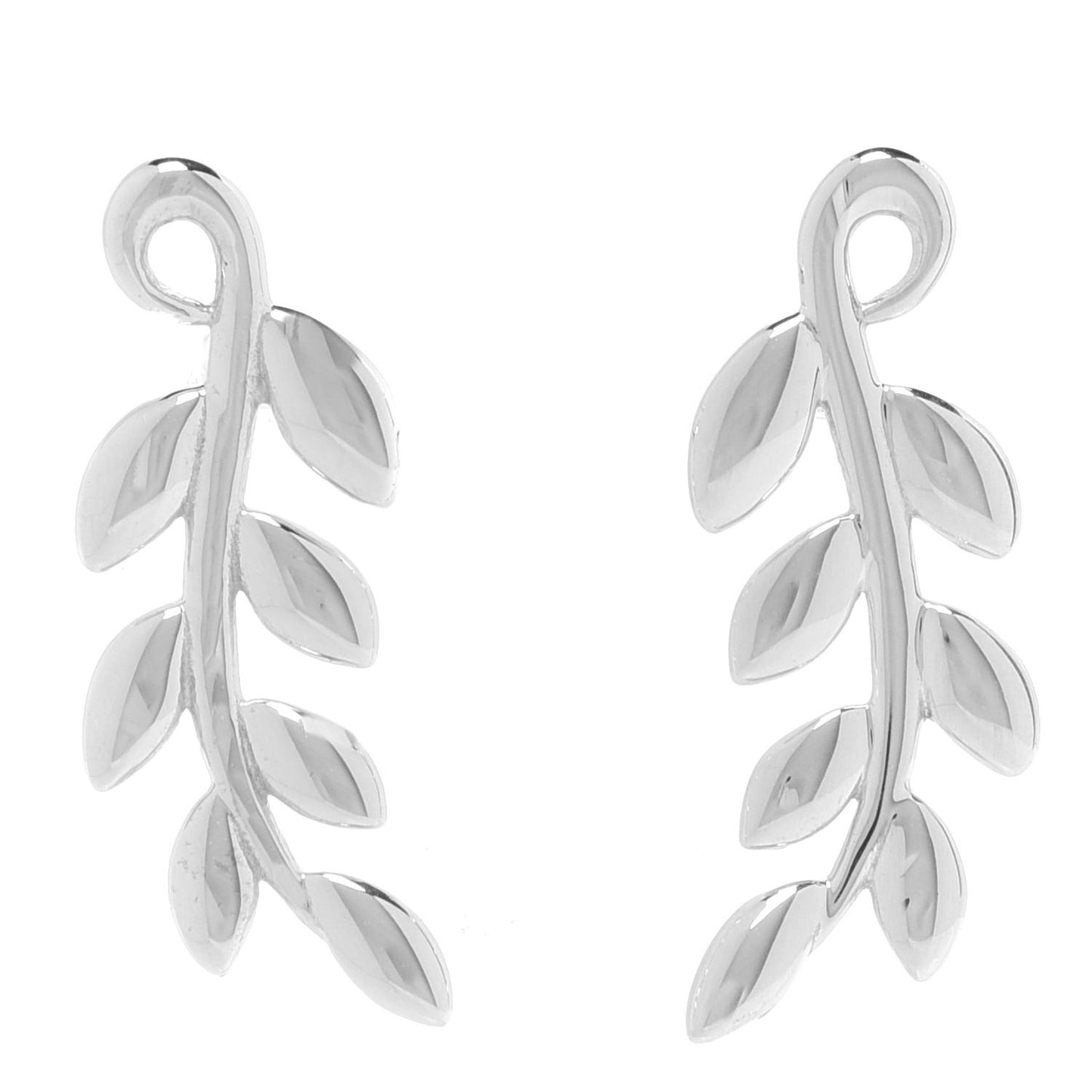 Sterling Silver Paloma Picasso Olive Leaf Climber Earrings