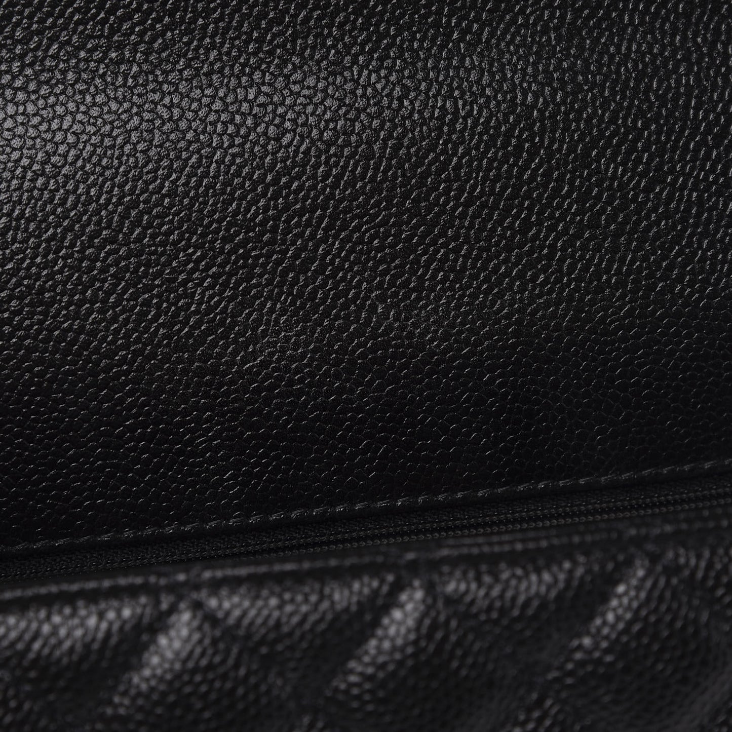 Caviar Quilted Small Coco Handle Flap So Black
