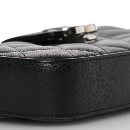 Chanel Goatskin Quilted CC Box Clutch With Chain Black 11 of 16