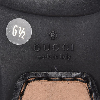 Gucci Calfskin Mens Horsebit Driver Loafers 6.5 Black 8 of 11