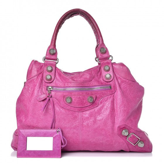 Balenciaga Agneau Giant 21 Silver Hardware Brief Magenta 1 of 18