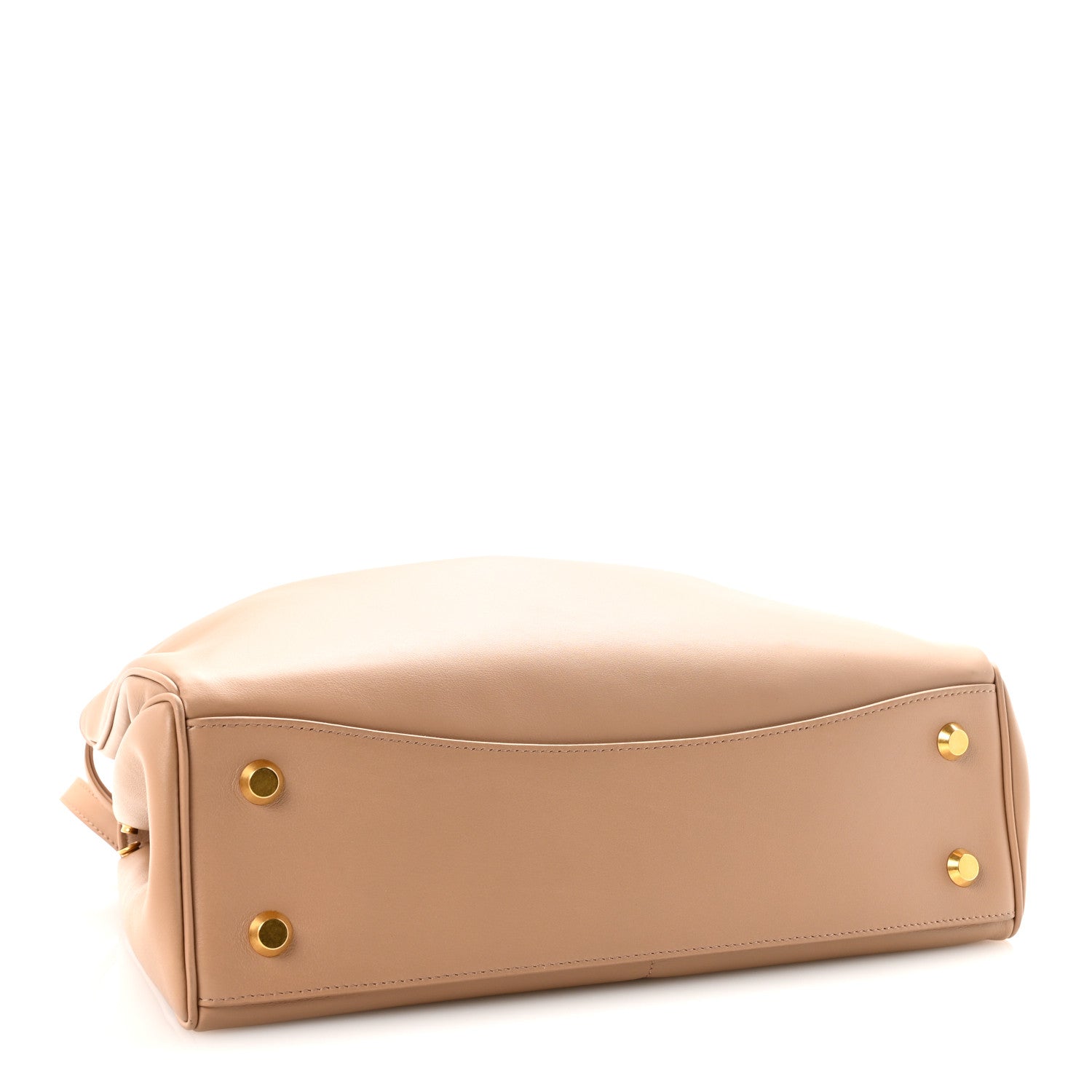 Balenciaga Natural Smooth Calfskin Medium Rodeo Top Handle Handbag Latte 4 of 9