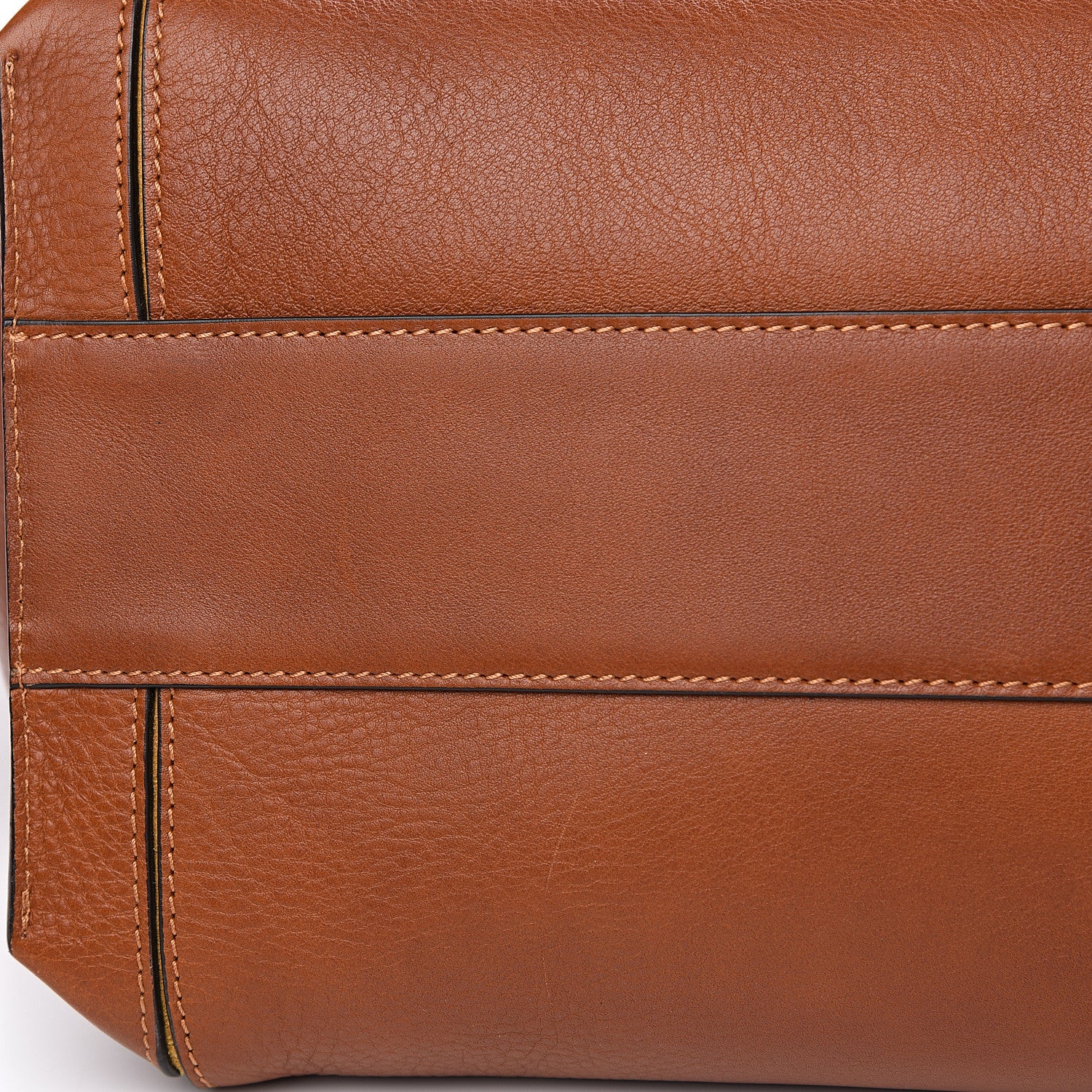 Chloe Smooth Calfskin Medium Milo Shopping Tote Caramel 7 of 10
