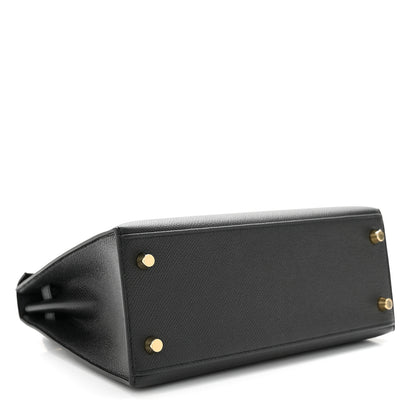 Hermes Epsom Kelly Sellier 25 Black 4 of 11