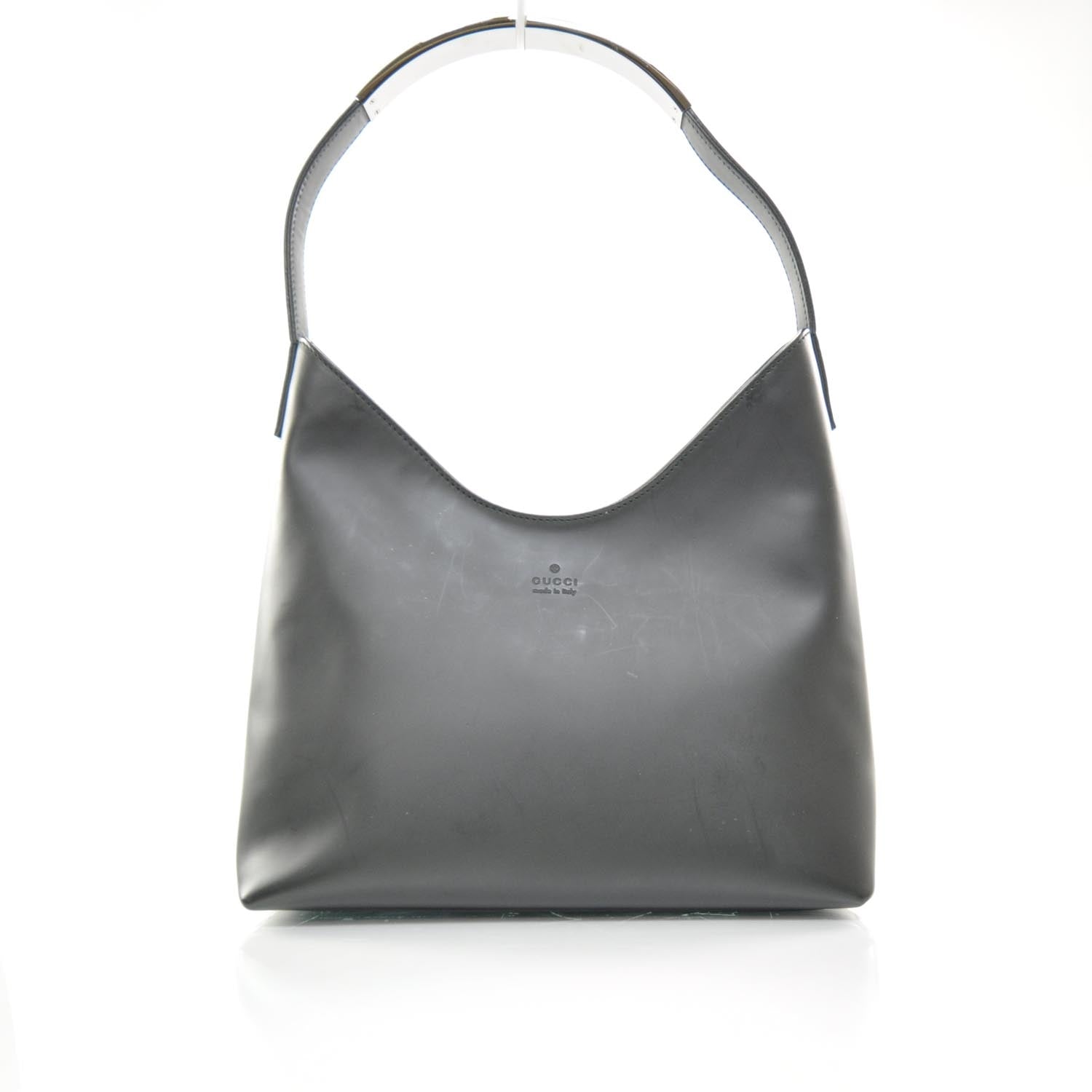 Gucci Matte Leather Hobo Black 1 of 9