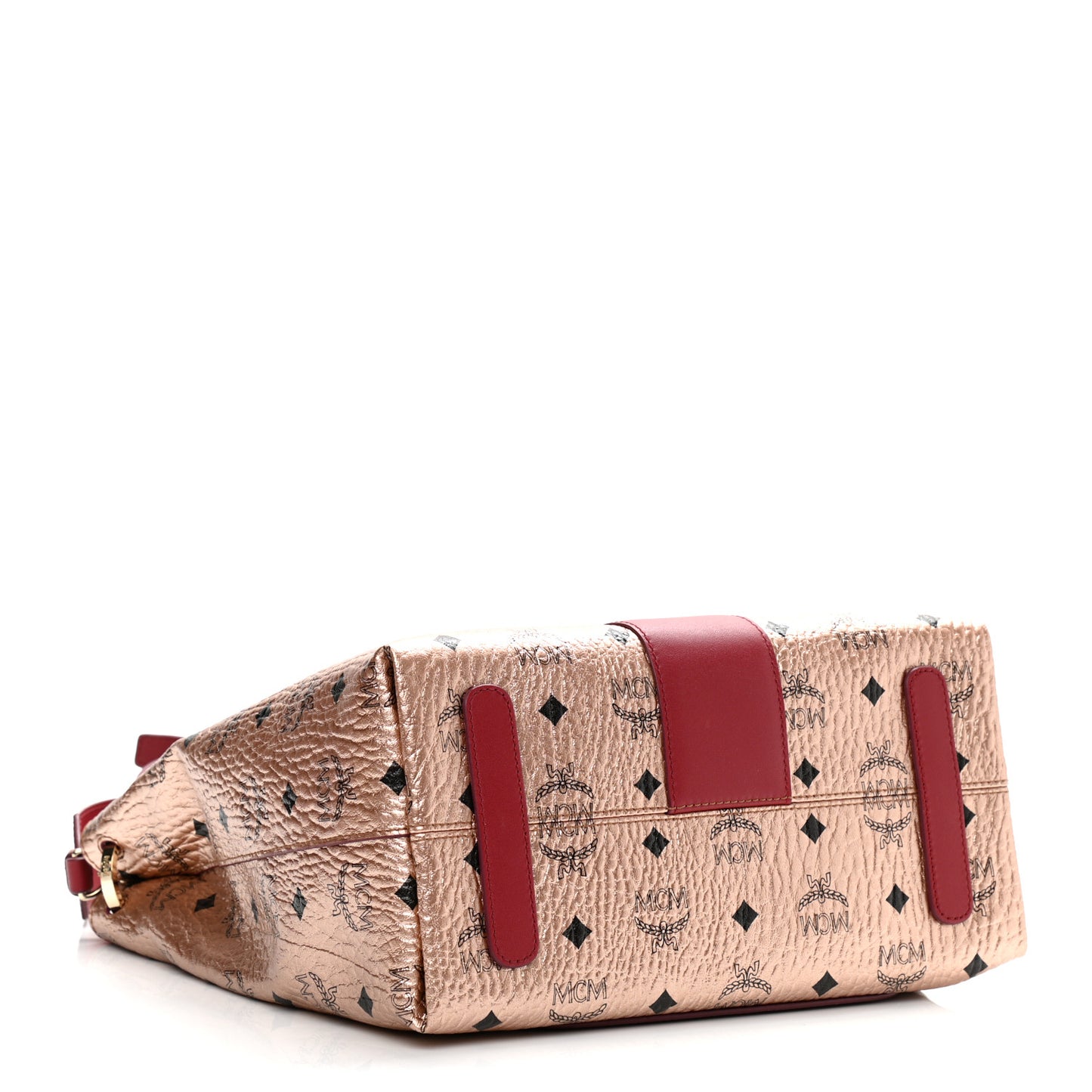 Metallic Visetos Medium Klara Hobo Champagne Gold
