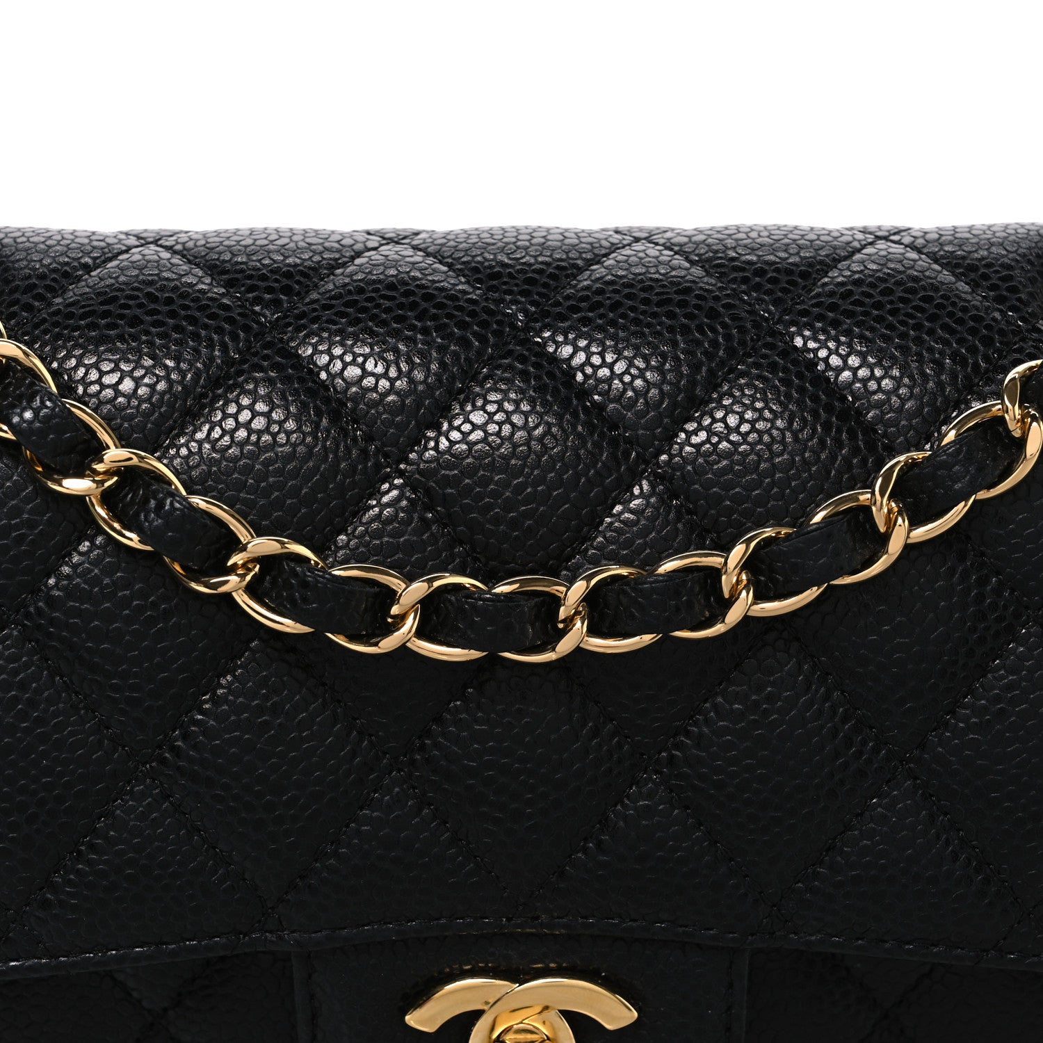 Chanel Caviar Quilted Small Double Flap Black 8 of 10