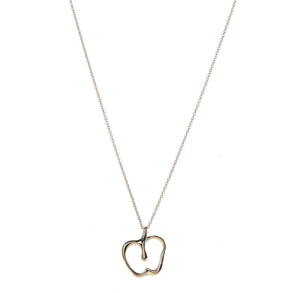Tiffany 18K Yellow Gold Elsa Peretti Apple Pendant Necklace 1 of 6