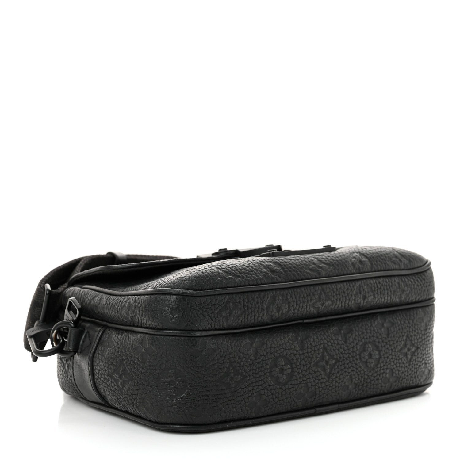 Louis Vuitton Taurillon Monogram S Lock Messenger Black 4 of 13
