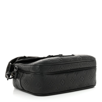 Louis Vuitton Taurillon Monogram S Lock Messenger Black 4 of 13