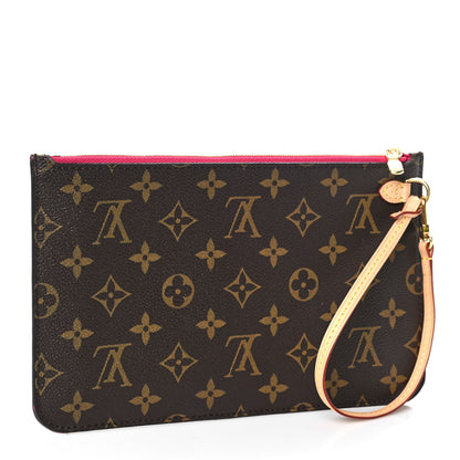 Louis Vuitton Monogram Neverfull MM GM Pochette Pivoine 3 of 9