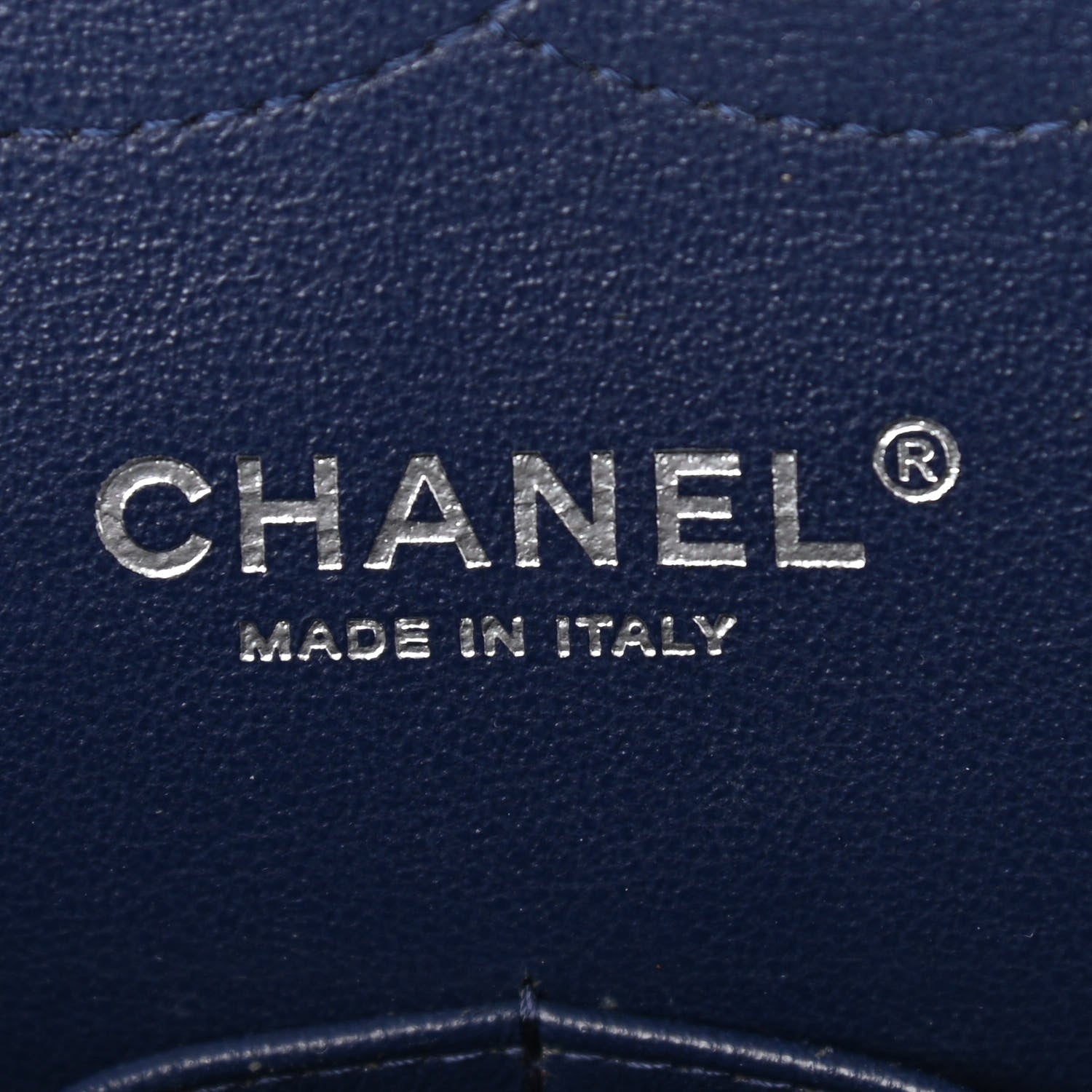 Chanel Lambskin Quilted Jumbo Double Flap Navy Blue 6 of 11
