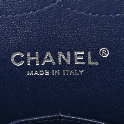Chanel Lambskin Quilted Jumbo Double Flap Navy Blue 6 of 11