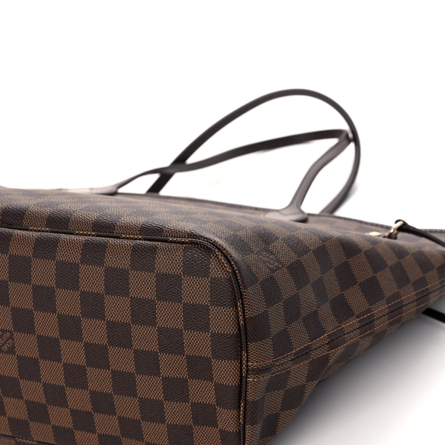 Louis Vuitton Damier Ebene Neo Neverfull MM Rose Ballerine 11 of 12