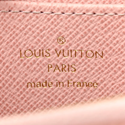 Louis Vuitton Damier Azur Zippy Coin Purse Rose Ballerine 6 of 12