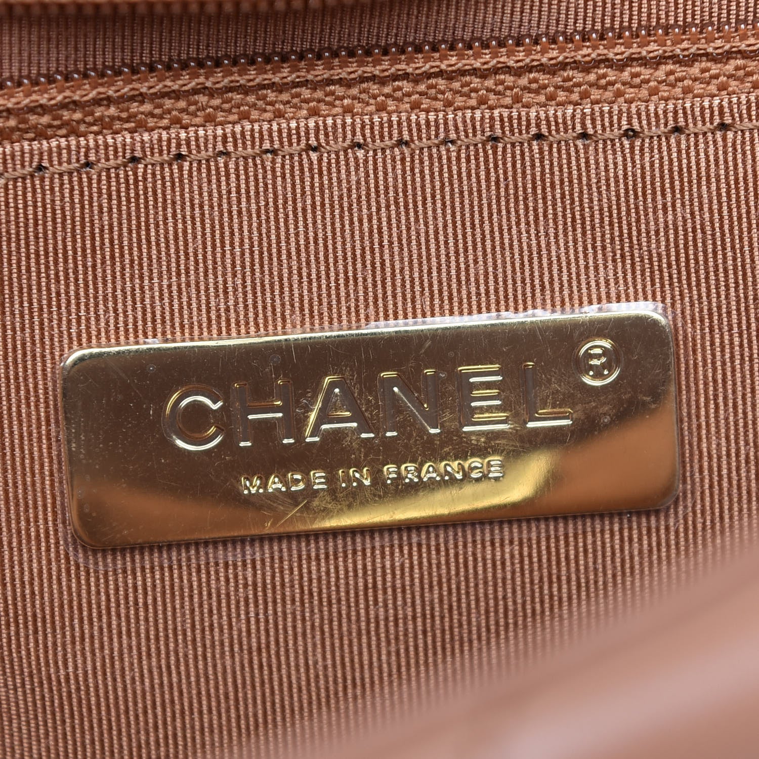 Chanel Lambskin Quilted Medium Chanel 19 Flap Light Brown 6 of 9