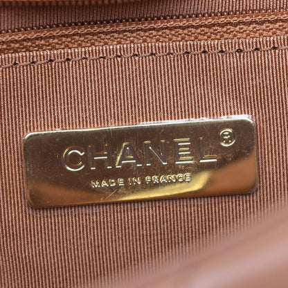 Chanel Lambskin Quilted Medium Chanel 19 Flap Light Brown 6 of 9