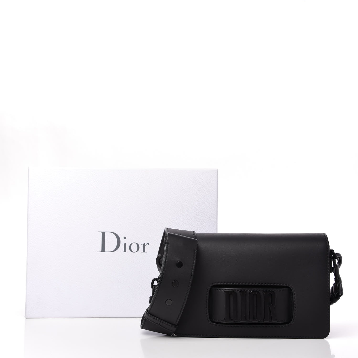 Christian Dior Ultra Matte Calfskin Dio(r)evolution Flap Bag Black 10 of 10