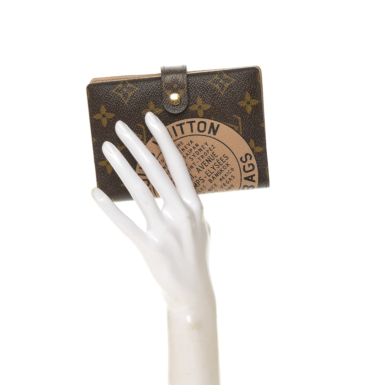 Louis Vuitton Monogram Complice Trunks and Bags Small Ring Agenda Cover Beige 2 of 6