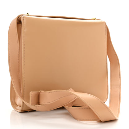Bottega Veneta Box Calfskin Nappa Clip Bag Almond Gold 3 of 10