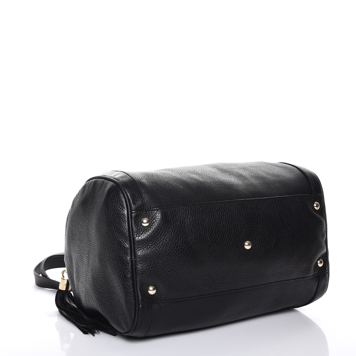 Gucci Pebbled Calfskin Medium Soho Boston Black 5 of 10