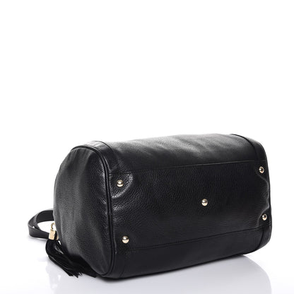 Gucci Pebbled Calfskin Medium Soho Boston Black 5 of 10