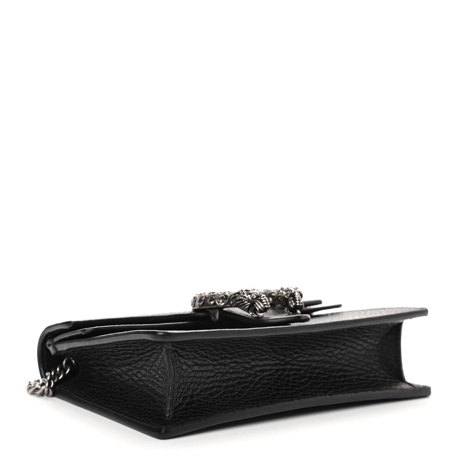 Gucci Calfskin Super Mini Dionysus Shoulder Bag Black 4 of 9