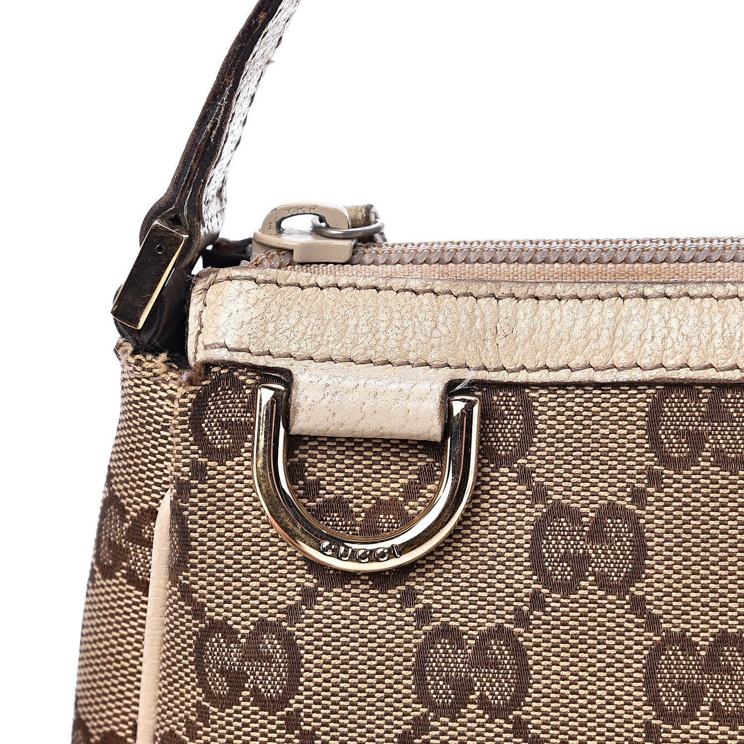 Gucci Monogram D Ring Cosmetic Case White 14 of 16
