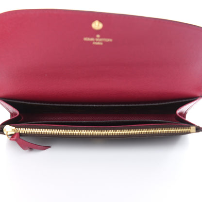 Louis Vuitton Monogram Emilie Wallet Fuchsia 5 of 7