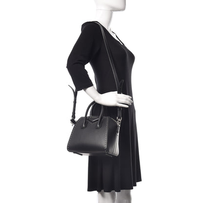Givenchy Smooth Calfskin Mini Studded Antigona Black 2 of 17