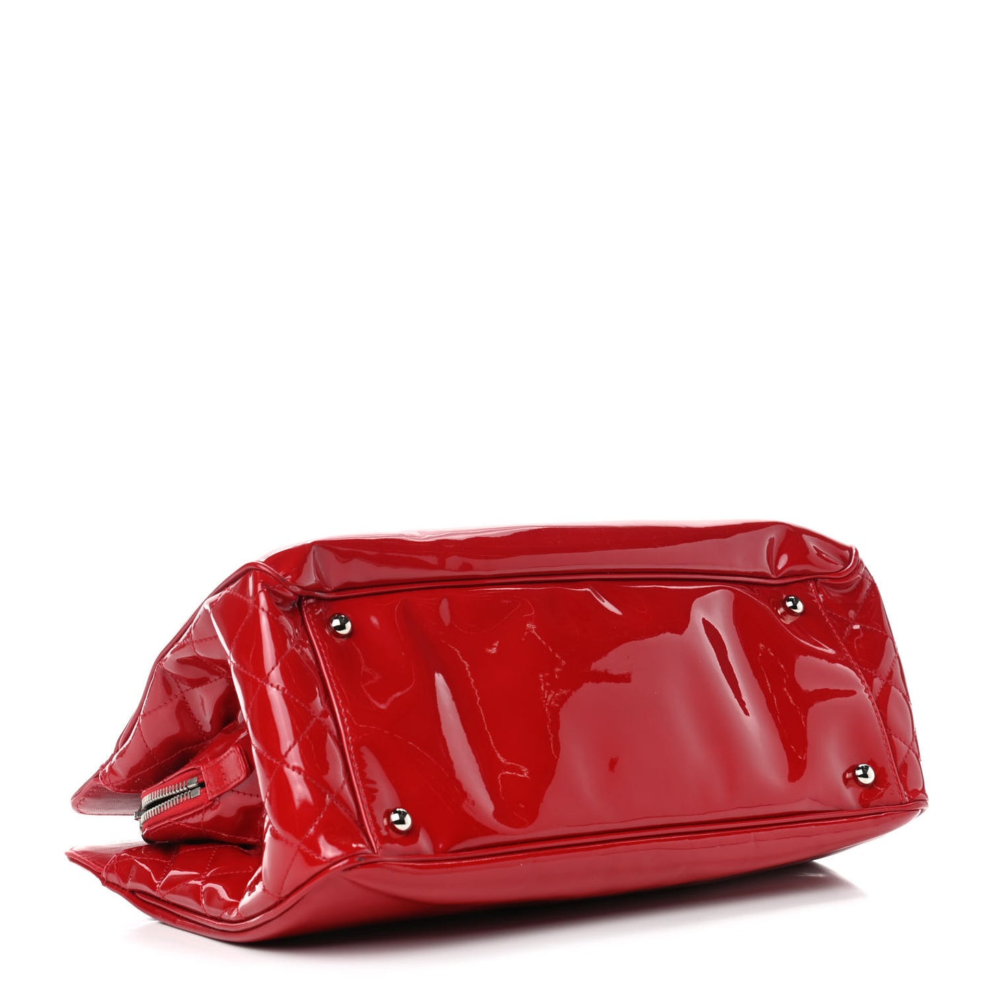 Vinyl Lipstick Ligne Tote Red