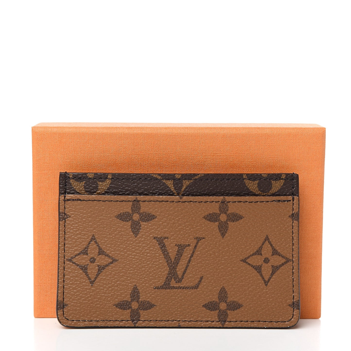 Reverse Monogram Card Holder