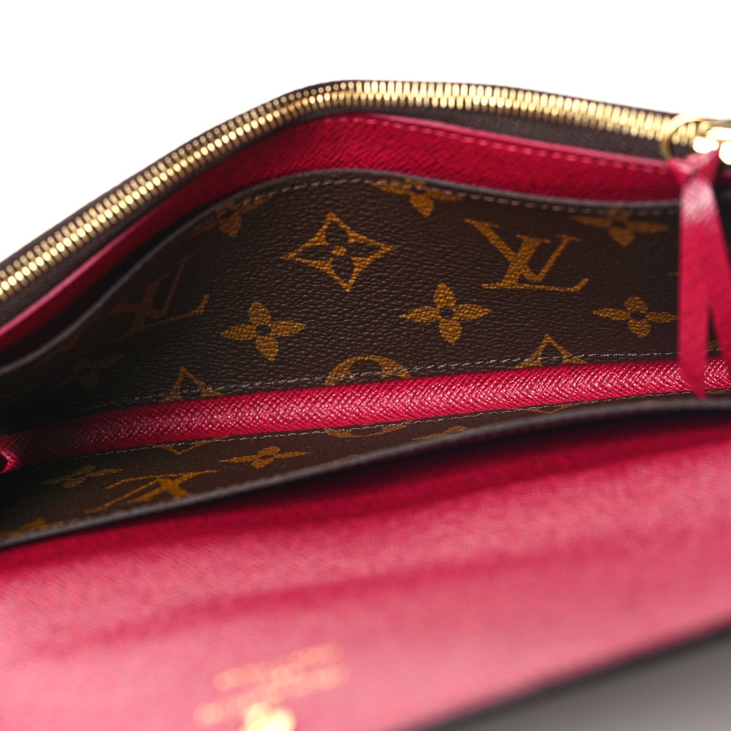 Monogram Emilie Wallet Fuchsia